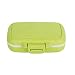Produktbild ocjedeee 9 Farbe tragbar 3 Slot Seal Frischhaltedose Faltbare Pille Box Familie Tägliche Organisation, Wheat straw matcha green tea, S