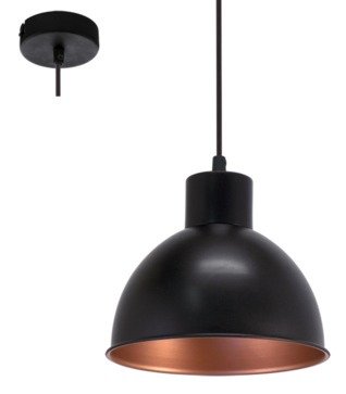 EGLO; my light; my style EGLO Vintage - Hanglamp - 1 Lichts - Zwart, Koper