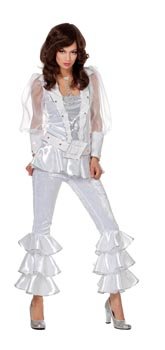 Preisvergleich Produktbild Damenkostüm Mama Mia Weiß, Gr. 36