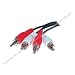 Produktbild Tecline 1.5 m 2 x RCA – 2 x RCA – Audio CABLES (2 x RCA, 2 x RCA, Male, Male, Nickel, Black)