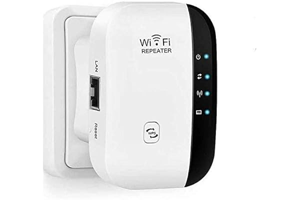 Adalei Répéteur WiFi Petit et élégant, Amplificateur WiFi Compact pour Votre Maison 300Mbps 2.4GHz avec 1 Port Ethernet, Simplicité de Configuration Compatible avec Tous Les Box