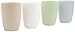 Produktbild Superelead Premium Multicolor Plastic Unbreakable Drink Cups 13.5oz Set of 4 for Water, Coffee, Milk, Juice, Tea by Superelead