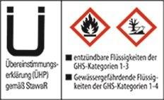 Bauer Kleingebinde-Auffangwanne, BxLxH 500x800x290 mm, Auff.vol. 61 l, mit Gitterrost, 2x60L-Fass, lackier t RAL 2000 gelborange - 2