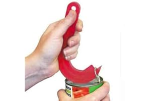 Red Ring Pull Can Opener Tin Opener Arthritis Aids jar Opener for weak Hands tin openers That Work - Citystores