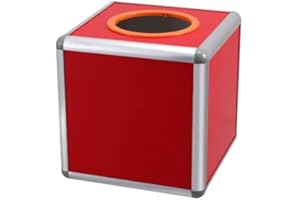 CUWRLIRHT 20CM Red Lottery Lucky Box Square Raffle Ball Game Box Multifunctional Storage Ticket Card Bonus Ball Storage Container