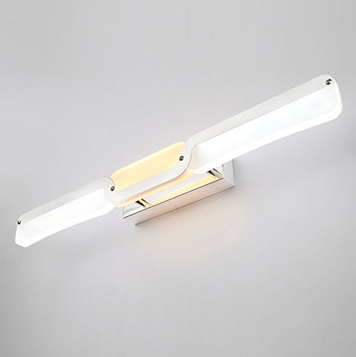 examen Miroir LED Light Front Waterproof Et antibuée Salle de bain Toilette Miroir Lumière Maquillage Dresser Mirror Cabinet Lamp