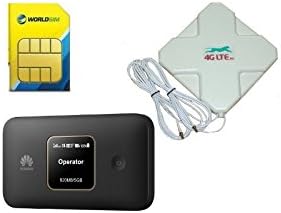 Huawei E5785LH-22c, Antenna &amp; SIM - Travel, Holiday Internet SET - Black
