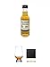 Produktbild Talisker 10 Jahre Isle of Skye Single Malt Whisky 0,05 Liter Miniatur + The Glencairn Glass Whisky Glas Stölzle 1 Stück + Schiefer Glasuntersetzer eckig ca. 9,5 cm Durchmesser