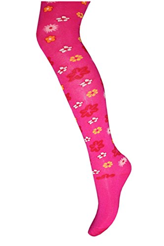 Weri Spezials Children Tights Summer Flowers 6-9 months (68) Pink