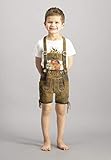  Stockerpoint Jungen Hose Max Lederhose, Mehrfarbig Hanf Gespeckt, 134/140 (Herstellergröße: 134-140)