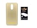 Firetalk Mobile Accessory Combo For Motorola Moto M-(golden)(1 Plastic back cover with 1 flexible series tempered) RS.275.00