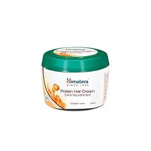 Himalaya Protein Hair Cream for Damage control, Non-sticky, Oil Replacement, with goodness of Cheakpeas & Amla, controls hair damage & improves hair conditioning, For Men & Women -100ml