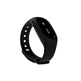 ibody Fitness Tracker Intelligent Pedometer Bracelet Smart Activity Wristband Motion Record Step/Distance/Calorie/Sleep Monitor (Black)