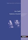 Image de Feminist Brecht?: Zum Verhältnis der Geschlechter im Werk Bertolt Brechts