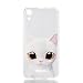 Produktbild Lenny 4 Hülle, Wiko Lenny 4 Hülle, Anlike Wiko Lenny 4 (5 Zoll) Handy Hülle [Bunte Muster Design] Schutzhülle Etui Bumper für Wiko Lenny 4 (5 Zoll) - Weiße Katze