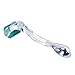 SODIAL(R) 1.0mm Professional Titanium Microneedle 540 Derma Needle Roller for Acne Scars, Face, Body, Hair Loss, Wrinkles, Blackheads, Sun Damaged, Ageing- Daily Care Product, Reducing Blemishes Scars Potholes Cellulite Stretch Marks Uplifting Whitening Regeneration. Transparent Handle & Blue Roller