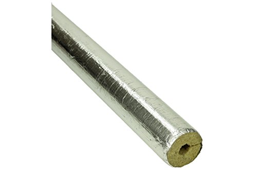 Preisvergleich Produktbild Thermaflex ThermaWool Alu 15 / 30 mm Mineralfaserschalen Länge 1 m