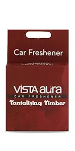 Vista Aura Organic Car Fresheners (Tantalizing Timber)