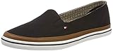 Verstärkte Ferse Tommy Hilfiger Damen Iconic Kesha Slip ON Sneaker, Schwarz (Black 990), 41 EU