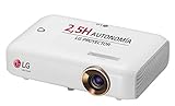 16:9 LG Beamer PH550G bis 254 cm (100 Zoll) CineBeam HD LED Projektor (550 Lumen, Drahtlose Screen-Share-Funktion, integrierter Akku), weiß