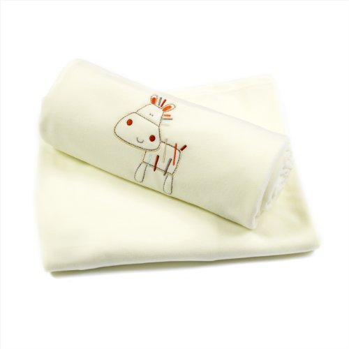Bed-e-Byes Zippy Zebra Cot/ Fleece Blanket