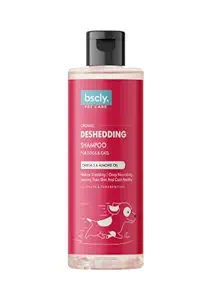 Bscly Volume & Shine Shampoo for Dog and Cats - Shampoo for All Dogs - Argan Oil & Olive Oil - 200Ml (Deshedding Shampooo)