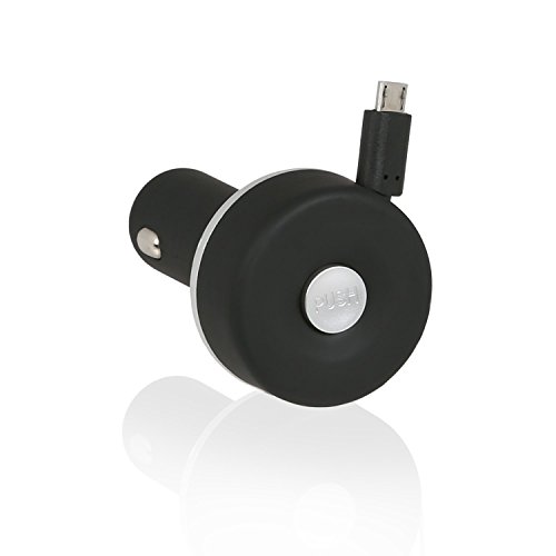 Wicked Chili T-Bone DUAL KFZ Ladegerät mit ausziehbarem micro USB Kabel für Samsung Geräte und USB Fast-Port für Apple Geräte (Kabellänge ca. 65 cm, micro USB: 1A / USB-A Port: 3.1 A) - 8