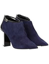 142VAUNT Jimmy Choo Botines Mujer Gamuza Blu