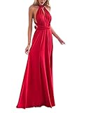 abendkleid rot langarm *Größe ist zu groß, bitte wählen Sie eine kleine. *Design: bodenlangen, Elegant und voller Charme, A-Linie, Sexy Backless,15 elegante Farben zu auswählen.Einzigartiges Design macht Sie mehr attraktiv, charmant, Mode.