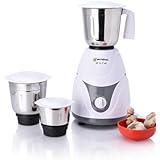 Westinghouse MP60W3A-DS 600-Watt Mixer Grinder with 3 Jars (Grey/White)