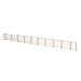 Produktbild LoCa KNAX Wandgarderobe 10 Haken, weiß RAL 9003 grau L x B: 99 x 8cm