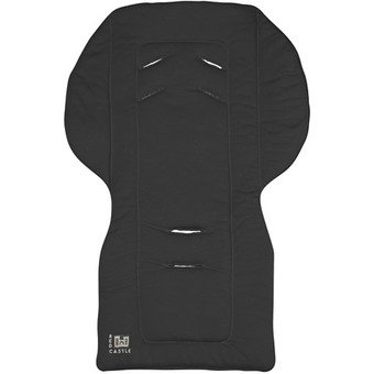 Red Castle Reversible Seat Pad for Umbrella Stroller (Black)