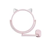 TL Miroir de courtoisie, paroi Non-marquage Miroir de Maquillage sans paroi Aspiration Miroir Salle de Bain Miroir monté télescopique Miroir Rond, pour Un Usage Domestique