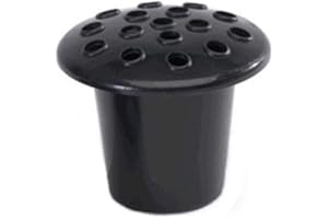 FSUK Pack of 5 - Grave Vase Cemetery Pot Inserts Black.