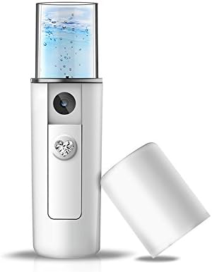 Facial Steamer Facial Mist Sprayer,xhforever Handheld Nano Ionic Cool Facial Mist Sprayer of Rechargeable Moisturizing Steamer