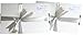 BabyRice Baby / Toddler Handprint Footprint Kit with 14.5x8.5" Silver Frame, Black mount