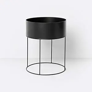 Weston Crafts Metal Planter Stand Modern Flower, Plant, and Succulent Stand Minimalist Planter - Metal, Indoor, Outdoor Design