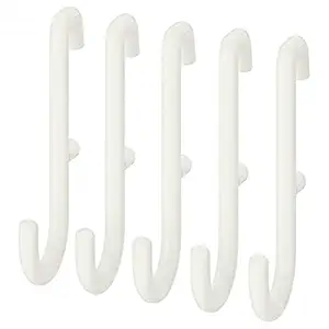 Digital Shoppy Acrylic Ivory Pegboard Hook - Pack of 5