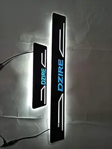 MRIDUM Car Door Foot Step Led Sill Plate for DZIRE