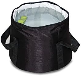 KMJN Portable Portable Folding Wash Basin 25L Large Washbasin Outdoor Camping Fishing Can Hold 32 * 28cm Hot Water