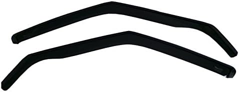 Heko 23324 Wind deflectors - 2 pcs FRONT, Acrylic glass - Transparent anthracite, New