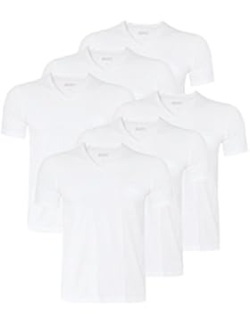 HUGO BOSS Herren T-Shirts Business Shirts V-Neck 50325389 6er Pack