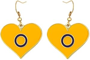 SINWINKORI Progress Transgender Rainbow Pansexual Asexual Bisexual Lesbian Nonbinary Sun Set Lesbian Dangle Earing Gay & Lesbian LGBT Pride Gifts Rainbow Jewelry