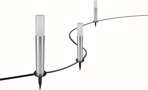 OSRAM 4058075005013 A++ to A, LED Gartenleuchte LIGHTIFY Gardenpole Extension Kit, Aluminium, 4.20 W, silber, 27 x 3.8 x 3.8 cm