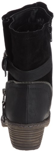 Rieker 93761, Botas Biker para Mujer, Negro, 36 EU