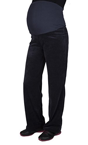 Mija - Maternity casual comfortable trousers Over Bump 3069 (16, Navy)