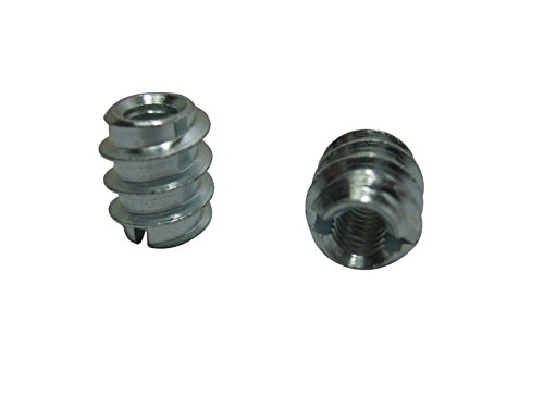 50 x Einschraubmuttern SAMWERK® Eindrehmuffen M4 Stahl verzinkt Länge 10mm