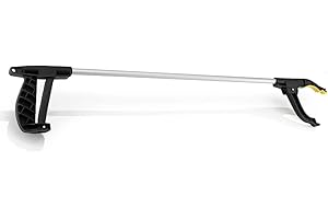 ZOPPER Litter Picker Grabber Handy & Grip Reaching Rubbish Pick Up Tool with Magnetic Tip, Long Arm Leaf Grabber Stick Durable & Sturdy for Garden, Elderly & Disabled, Picking up Rubbish