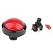 Produktbild FLAMEER 12V LED Lampe Drucktaster Mikroschalter Push Button für Arcade Spiele - Rot