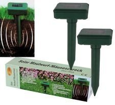 Solar Maulwurfschreck Wühlmausschreck 2 Stück Set (2)